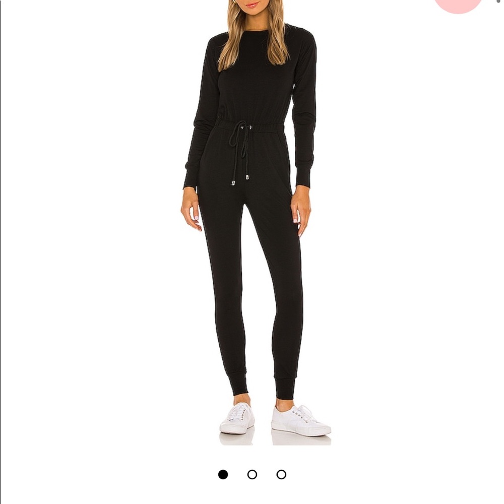 Lovers + Friends Vela Lounge Jumpsuit in Black
